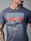 Camiseta Unconventional® Relentless em Algodão Egípcio Grafite